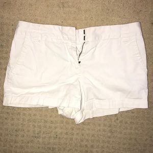 J. Crew White Shorts